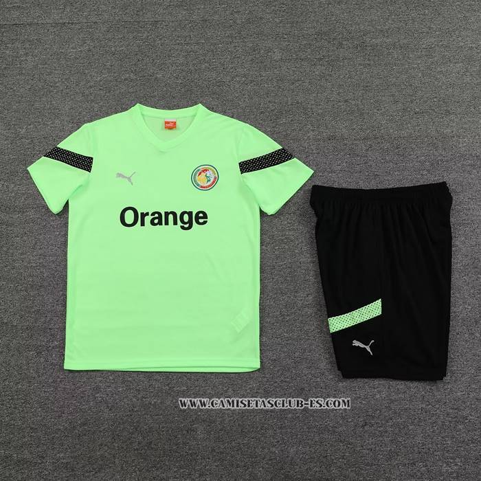 Chandal del Senegal 23-24 Manga Corta Verde - Pantalon Corto